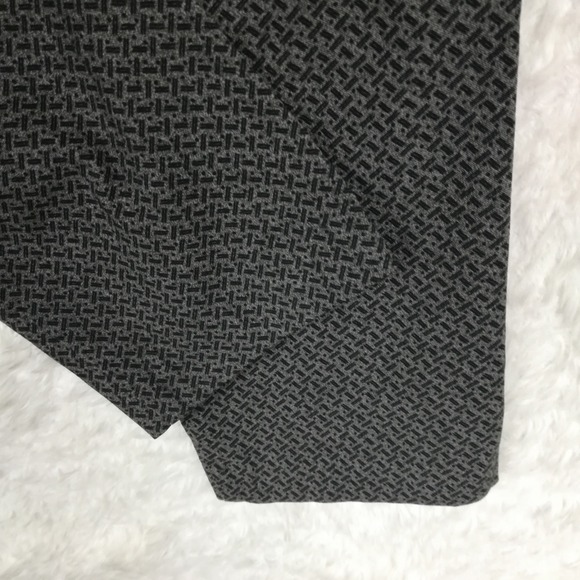 Rafaella Womens Pants Legging Gray Black Geometric Pull On High Rise Stretch 12 - Picture 10 of 10